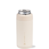 Slim Can Cooler 12oz | Insulated Stainless Steel Skinny Can Holder – Cream