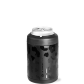 Can Cooler 12oz | 2-in-1 Insulated Standard Can Cooler, Screw-Top Lock – Black Leopard