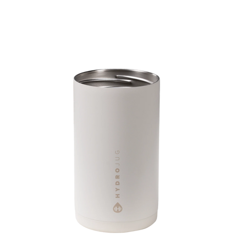 Can Cooler 16oz | 2-in-1 Insulated Tallboy Can Cooler, Screw-Top Lock – Linen