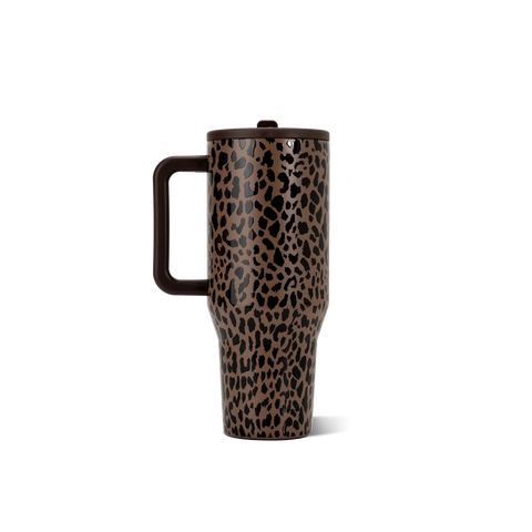 Traveler 32oz - Brown Leopard