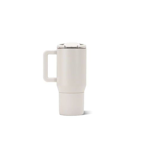 Coffee Traveler 20oz | Ceramic-Lined Insulated Travel Mug – Linen