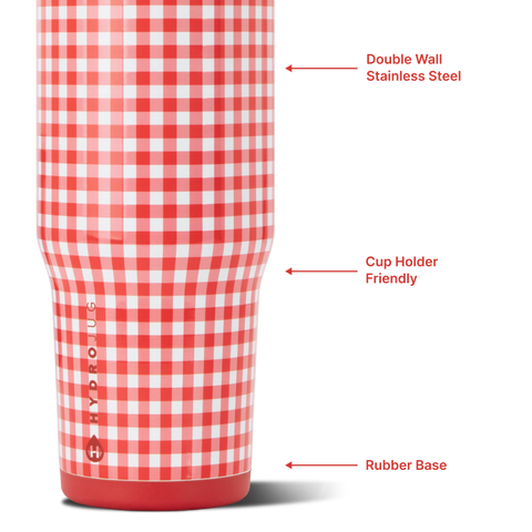 Ease2o 32oz | Compact Water Bottle with Straw & Chug Spout – Summer Picnic