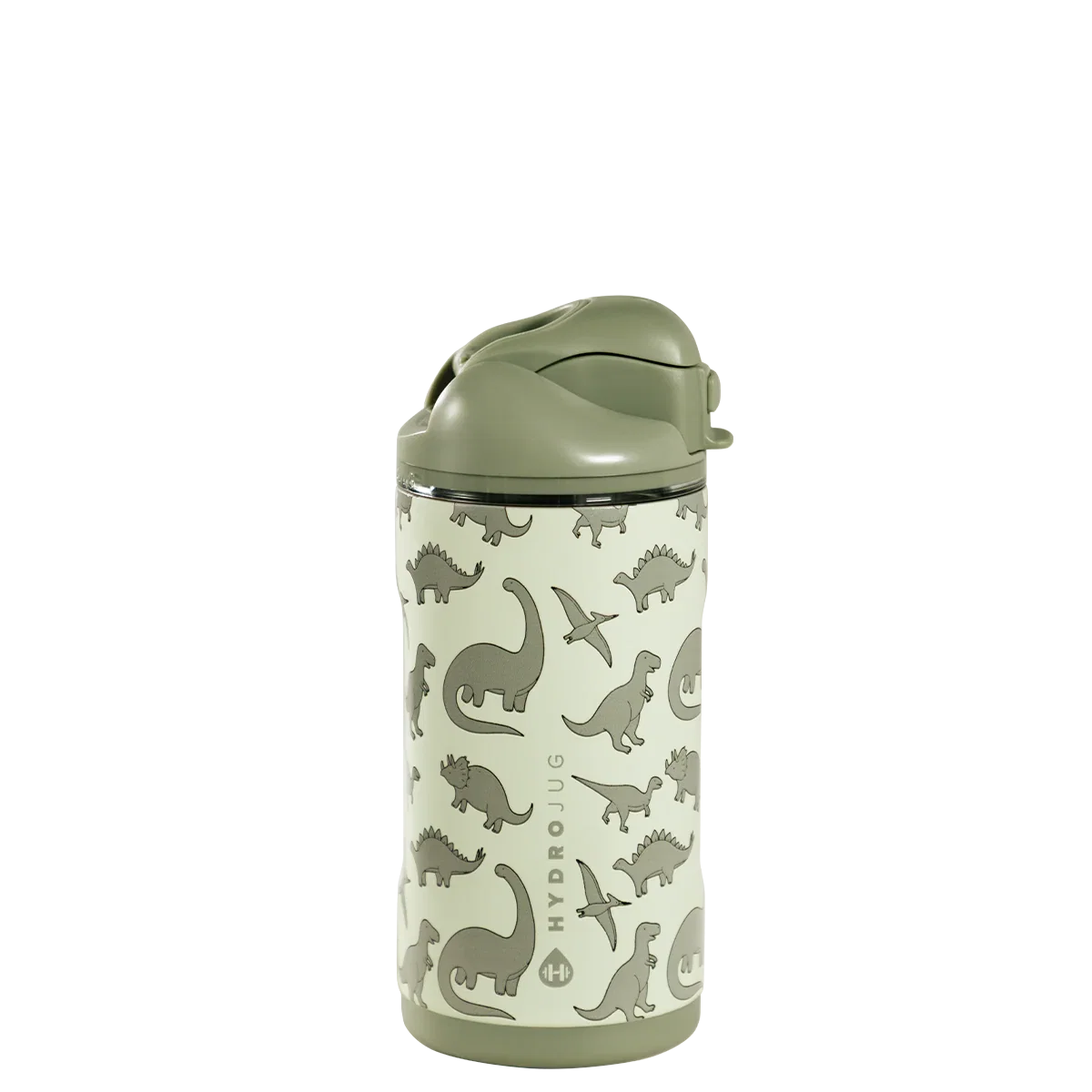 Ease2o 14oz | Leakproof 2-in-1 Kids Water Bottle with Straw & Chug Spout – Dinosaur
