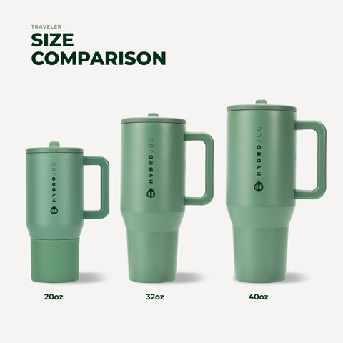 Traveler 20oz | Compact Insulated Tumbler with Handle – Sage