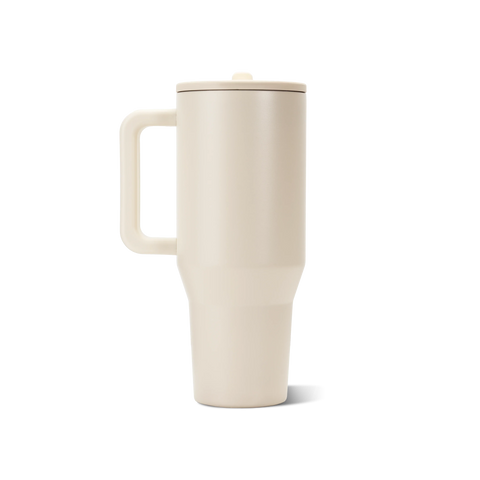 Traveler 40oz | All-Day Insulated Tumbler with Handle – Cream