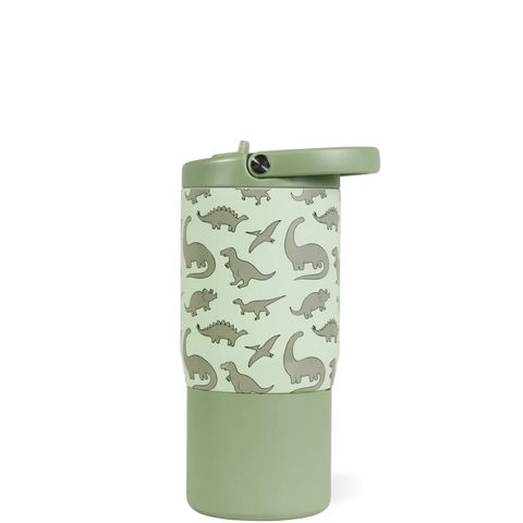 Sport 14oz | Compact Leakproof Kids Water Bottle – Dinosaur