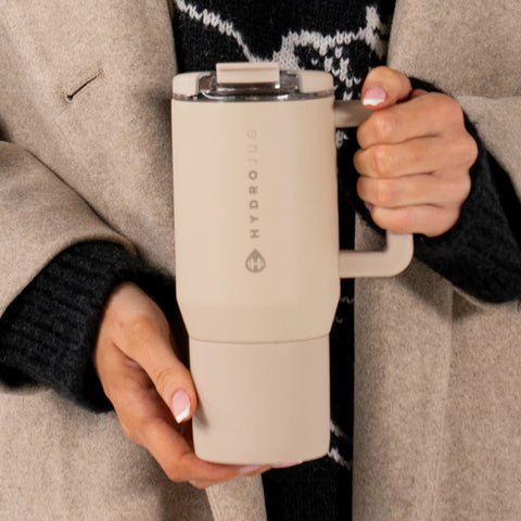 Coffee Traveler 20oz | Ceramic-Lined Insulated Travel Mug – Dune