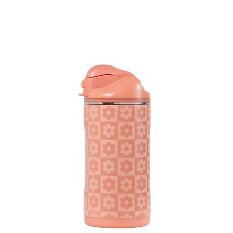 Ease2o 14oz | Leakproof 2-in-1 Kids Water Bottle, Straw & Chug Spout – Daisy Checkers
