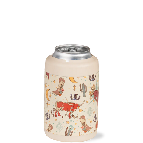 Can Cooler 12oz | 2-in-1 Insulated Standard Can Cooler, Screw-Top Lock – Rodeo