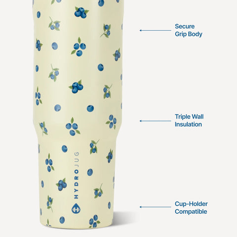 Sport 40oz | Large Leakproof Insulated Water Bottle – Freshly Pick'd