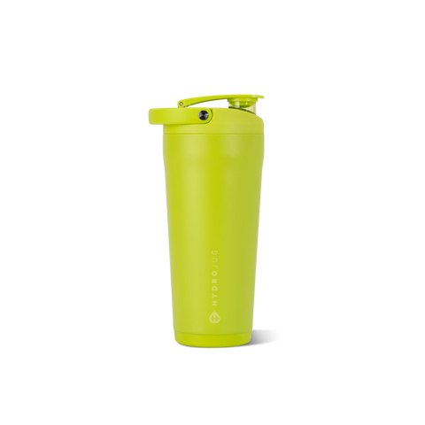 Insulated Shaker 24oz | Stainless Steel Protein Shaker, Silent Grate – Lemon Lime
