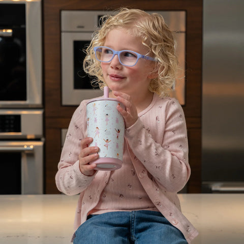 Everyday Tumbler 14oz | Ceramic-Lined Spill-Free Kids Tumbler – Ballerina