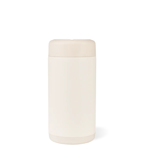 Slim Can Cooler 12oz | Insulated Stainless Steel Skinny Can Holder – Cream