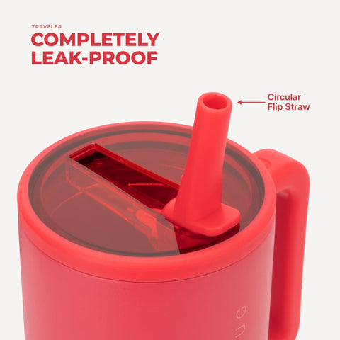 Traveler 32oz | Insulated Tumbler with Handle – Fruit Punch