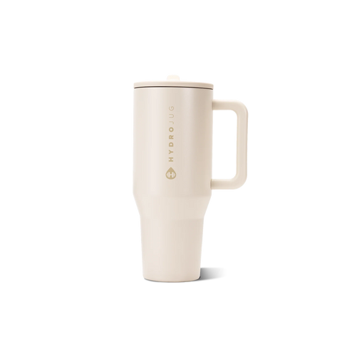 Traveler 32oz | Leakproof Insulated Tumbler with Handle – Cream
