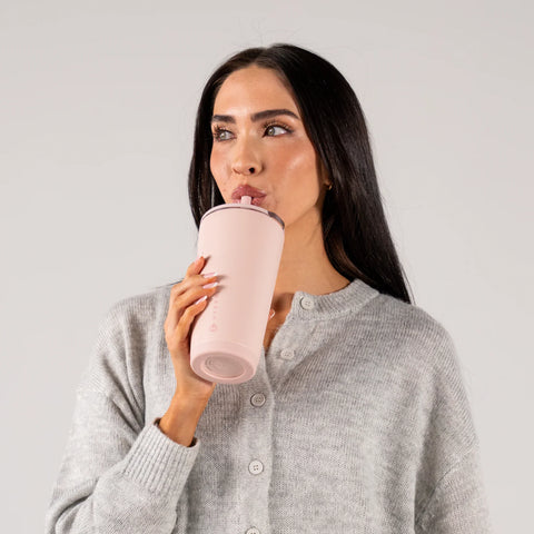 Everyday Tumbler 20oz | Ceramic-Lined Insulated Tumbler with Straw – Dusty Rose