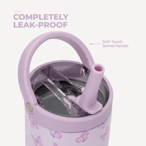 Sport 14oz | Compact Leakproof Kids Water Bottle – Flutter