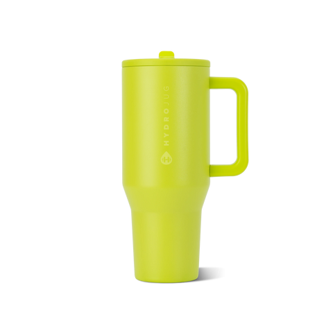 Traveler 40oz | All-Day Insulated Tumbler with Handle – Lemon Lime