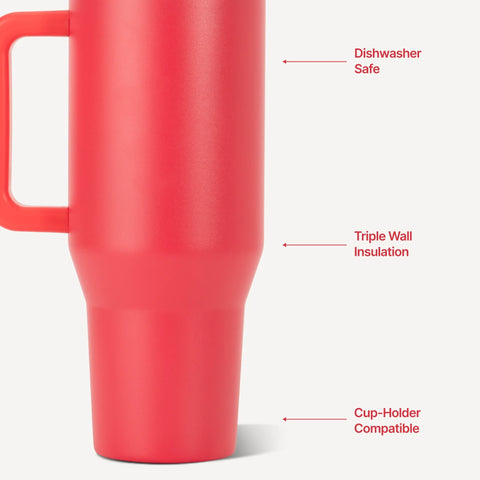 Traveler 32oz | Insulated Tumbler with Handle – Fruit Punch
