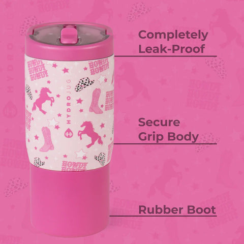 Sport 14oz | Compact Leakproof Kids Water Bottle – Cowgirl