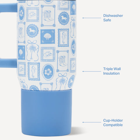 Traveler 20oz | Leakproof Kids Tumbler with Handle – Coastal Cowgirl