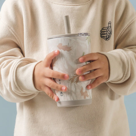 Everyday Tumbler 14oz | Ceramic-Lined Spill-Free Kids Tumbler – Camo