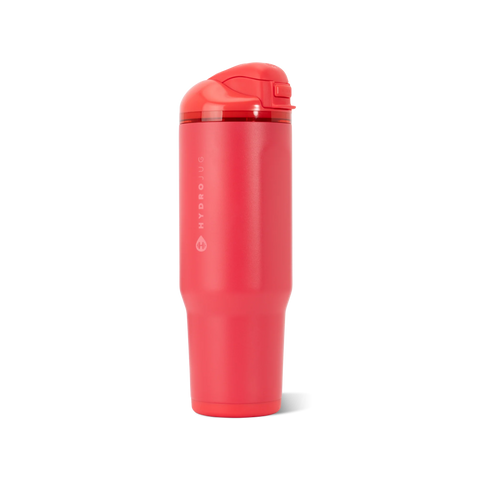 Ease2o 32oz | Compact Water Bottle with Straw & Chug Spout – Fruit Punch