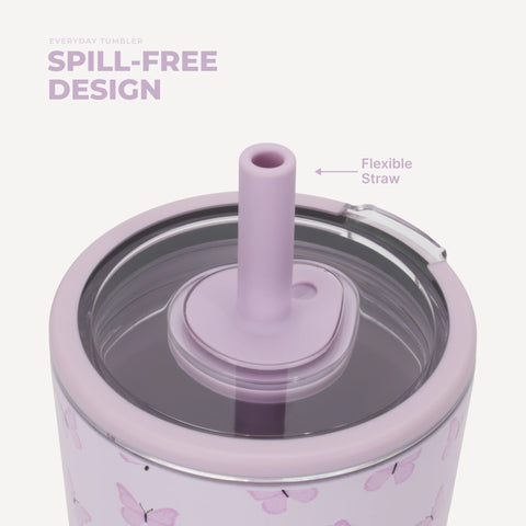 Everyday Tumbler 14oz | Ceramic-Lined Spill-Free Kids Tumbler – Flutter