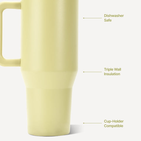 Traveler 40oz | All-Day Insulated Tumbler with Handle – Olive