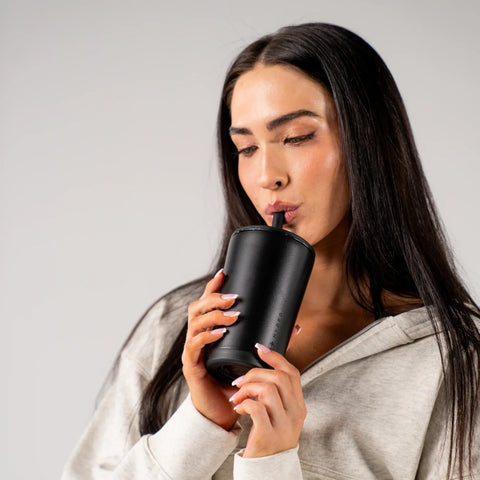Everyday Tumbler 14oz | Ceramic-Lined Spill-Free Kids Tumbler – Black