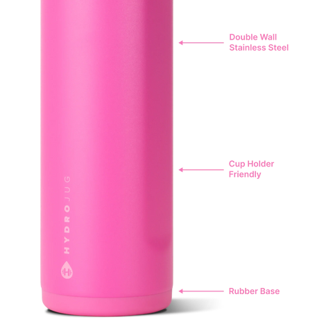 Ease2o 24oz | 2-in-1 Water Bottle with Soft Straw & Chug Spout – Razzle