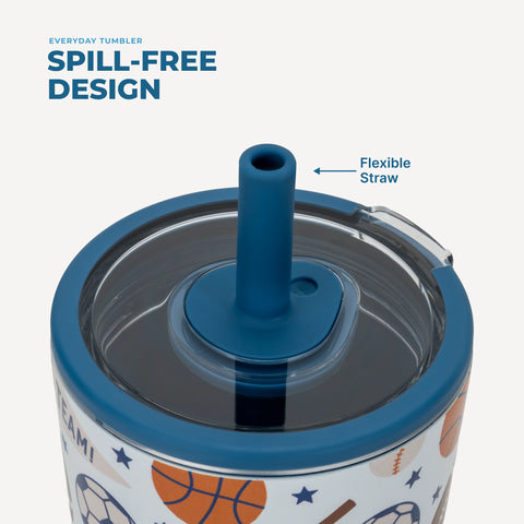 Everyday Tumbler 14oz | Ceramic-Lined Spill-Free Kids Tumbler – All-Stars