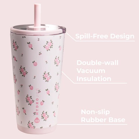 Everyday Tumbler 20oz | Ceramic-Lined Insulated Tumbler with Straw – Wildrose