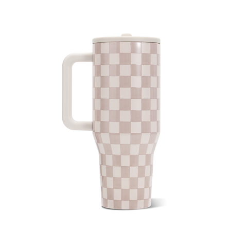 Traveler 40oz | Insulated Tumbler with Handle – Sandstone
