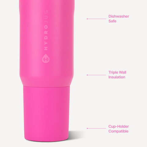Sport 20oz | Insulated Water Bottle, Leakproof Flip Straw – Razzle