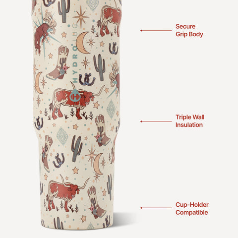 Sport 40oz | Large Leakproof Insulated Water Bottle – Rodeo