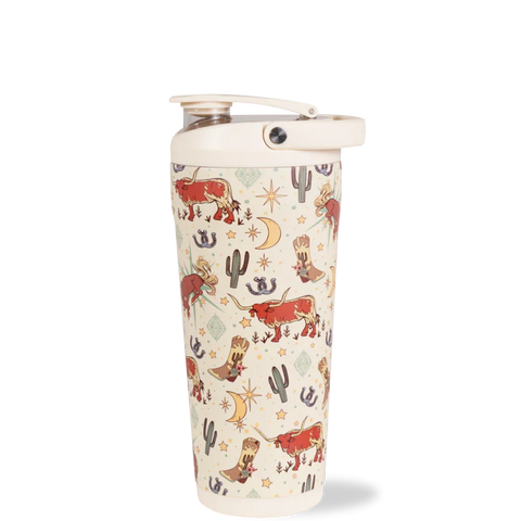 Insulated Shaker 24oz | Stainless Steel Protein Shaker, Silent Grate – Rodeo