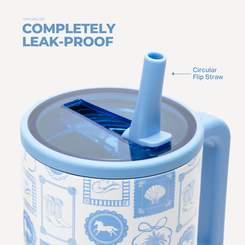 Traveler 20oz | Leakproof Kids Tumbler with Handle – Coastal Cowgirl