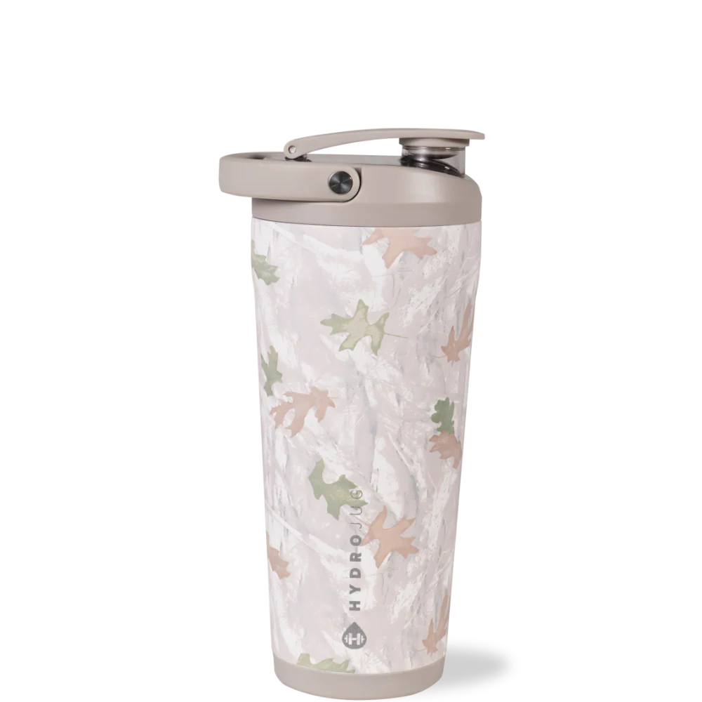 Insulated Shaker 24oz | Stainless Steel Protein Shaker, Silent Grate – Camo