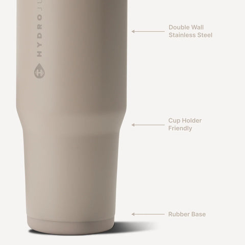 Ease2o 32oz | Compact Water Bottle with Straw & Chug Spout – Dune