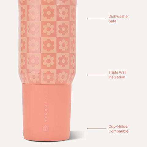 Sport 20oz | Leakproof Kids Insulated Water Bottle – Daisy Checkers