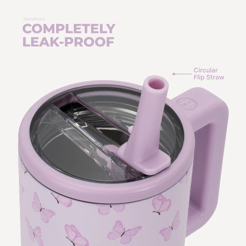 Traveler 20oz | Leakproof Kids Tumbler with Handle – Flutter