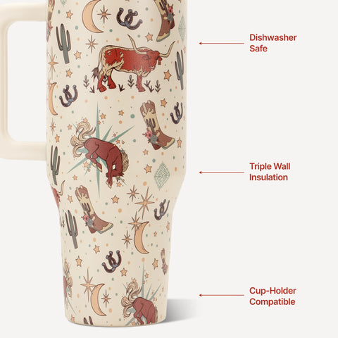 Traveler 40oz | All-Day Insulated Tumbler with Handle – Rodeo