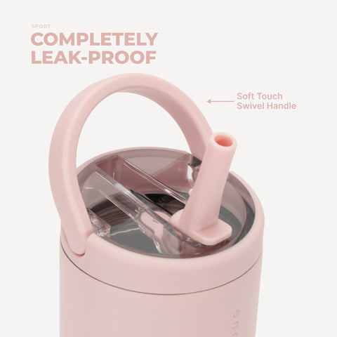 Sport 14oz | Compact Leakproof Kids Water Bottle – Dusty Rose