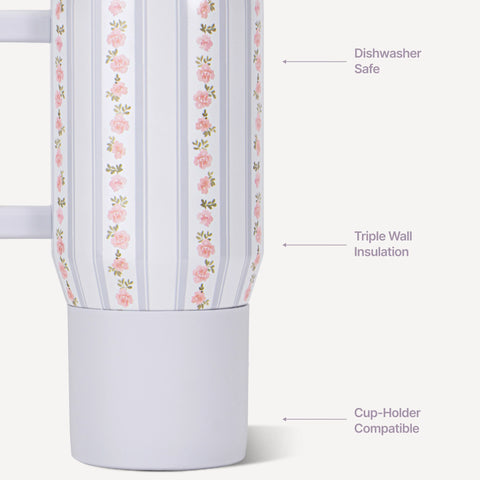 Traveler 20oz | Compact Insulated Tumbler with Handle – Primrose