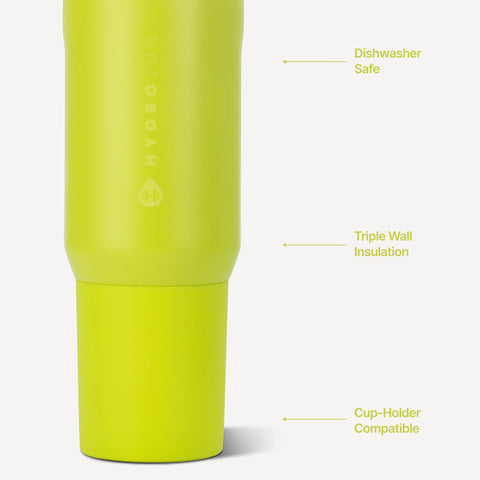 Sport 20oz | Insulated Water Bottle, Leakproof Flip Straw – Lemon Lime
