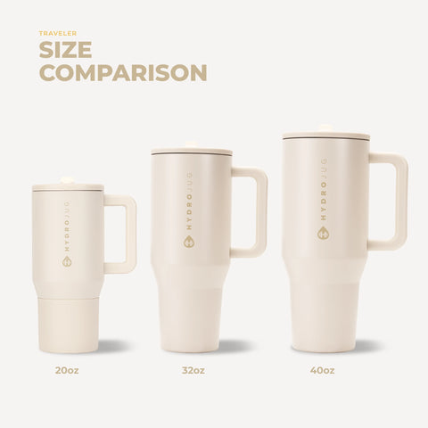 Traveler 40oz | All-Day Insulated Tumbler with Handle – Cream