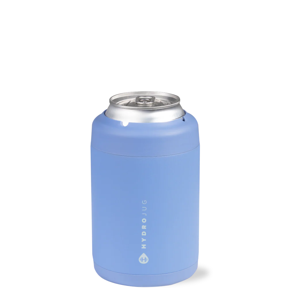 Can Cooler 12oz | 2-in-1 Insulated Standard Can Cooler, Screw-Top Lock – Light Blue