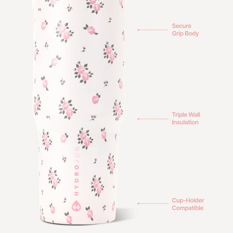 Sport 40oz | Large Leakproof Insulated Water Bottle – Wildrose
