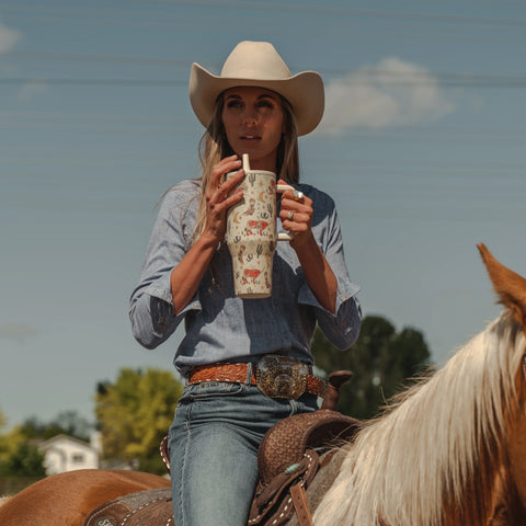 Traveler 40oz | All-Day Insulated Tumbler with Handle – Rodeo